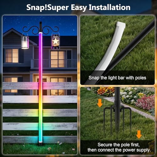AILBTON Neon Rope Lights,Flexible Led Rope Lights Control with App/Remote,Multiple Modes Music Sync Gaming RGB Led Neon Lights for Bedroom Outdoor - Image 3