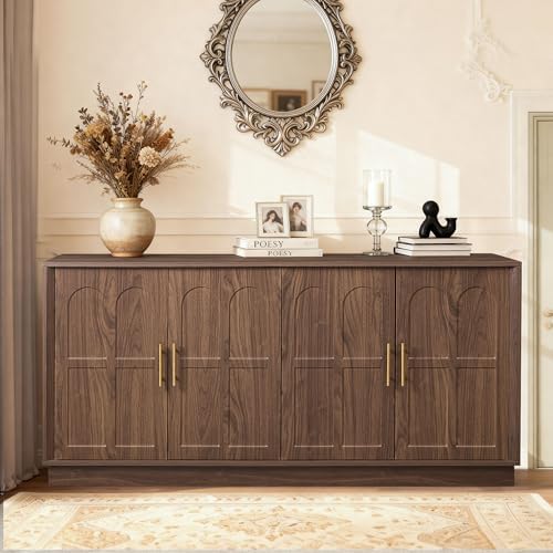66.5" Sideboard Buffet Cabinet with Storage, Modern Credenza - Image 5