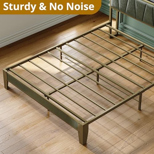 LIKIMIO Queen Bed Frame with Storage Headboard & Charging Station - Image 5