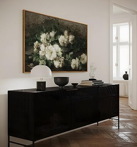 InSimSea Framed Canvas Wall Art Vintage Decor, Home Decor Vintage Flowers Modern Farmhouse Decor, Canvas Wall Art for Living Room, French Country Decor Wall Prints, 24"x36" - Image 4
