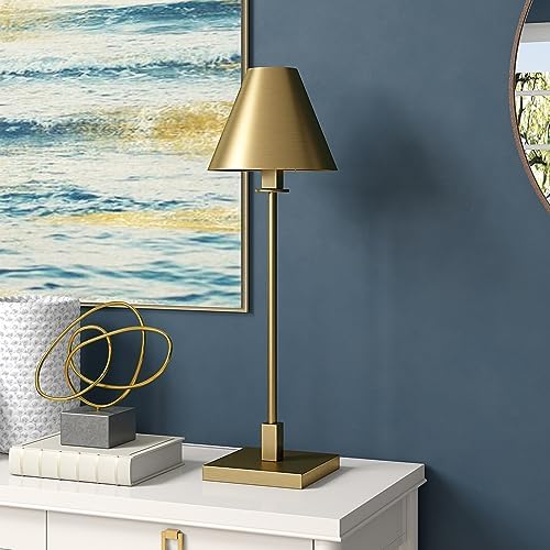 Henn&Hart 28" Modern 1-Light Table Lamp, Gold - Image 2