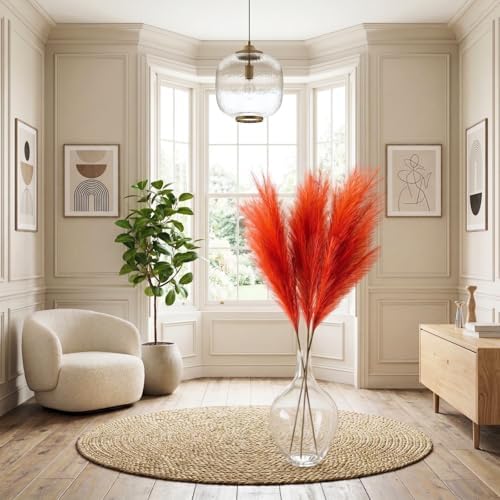 Large Clear Glass Vase for Floor, 15" Tall - Image 6