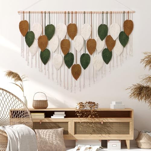 Large Macrame Wall Hanging Boho Woven Tapestry Chic Home Decor Wall Art - Image 6