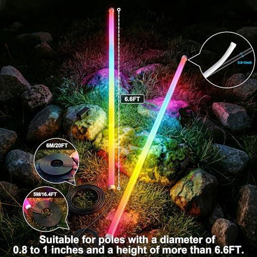 AILBTON Neon Rope Lights,Flexible Led Rope Lights Control with App/Remote,Multiple Modes Music Sync Gaming RGB Led Neon Lights for Bedroom Outdoor - Image 4