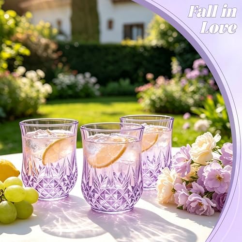 40 Pack Plastic Stemless Wine Glasses, 12oz Unbreakable Wine Cups - Image 5