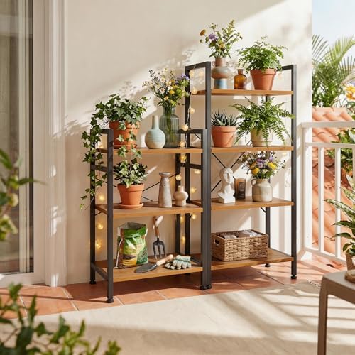 3 Tier Bookshelf, Free Standing Bookcase with Open Storage Shelves - Image 7