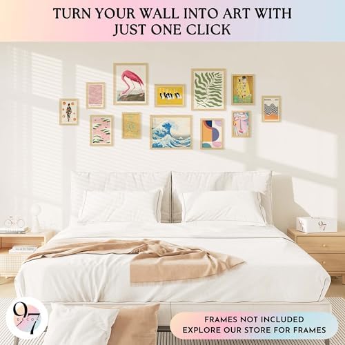 97 Decor Artsy Eclectic Wall Art, 12 Pcs Maximalist Posters, Unframed - Image 3