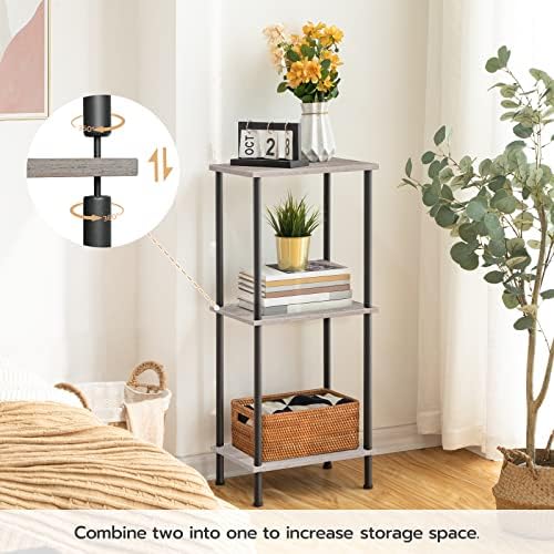 HOOBRO End Tables Set of 2, Small Side Tables, Nightstands for Small Spaces - Image 4
