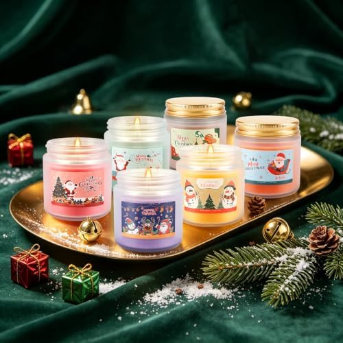 YOROXRG Christmas Candle Advent Calendar 2026 12 Days Scented Tumbler Candle Countdown to Xmas Natural Soy Wax Christmas for Adult Women and Men Season & Holiday Gifting - Image 7