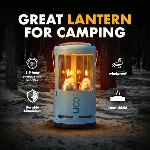 UCO Candlelier Candle Lantern, Candle Lanterns for Real Candles, Perfect Outdoor Gear for Camping or for Power Outages, Includes 3 Long Burning Candles - Image 2