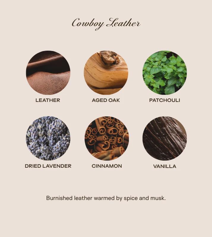 | Huge 10lb Luxury Candle, 150oz, 500 Hours | Cowboy Leather | Leather, Aged Oak, Cinnamon | Natural Coconut-Soy Wax | by Big Ass Luxuries | As Seen On Shark Tank - Image 4