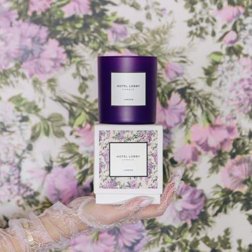 Hotel Lobby London Candle – Luxury Hand-Poured 9.75oz Soy Wax with Earl Grey Tea, Vanilla Milk, Lavender, and Honey – Infused with Essential Oils, 65-Hour Burn Time, Reusable Vessel, Clean Burn - Image 5