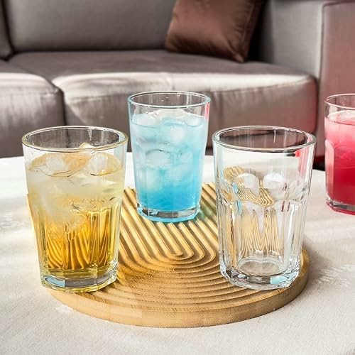 Highball Drinking Glasses Set of 24, 12.5 oz Glass Tumbler, Dishwasher Safe - Image 6