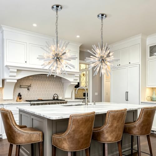 Vezzio Modern Sputnik Chandelier Light Fixtures - Image 5