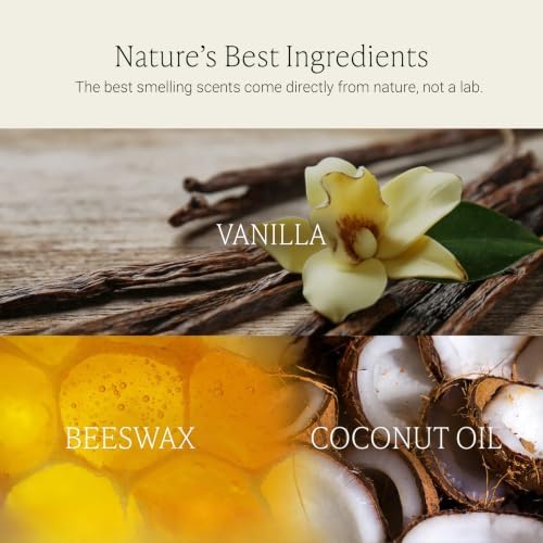 Fontana Candle Co Wood Wick Beeswax Candle, Vanilla - Image 4