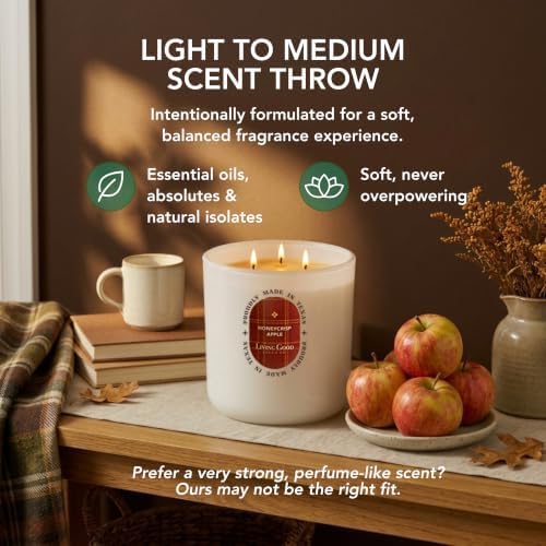 Honeycrisp Apple Beeswax Candle, Fresh Apple Scented Candle, 90+ Hr Burn - Image 5