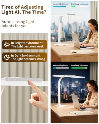 Large LED Desk Lamp for Home Office, 24W Architect Table Lamp - Image 2