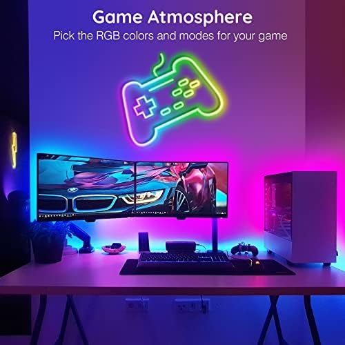 AILBTON 100Ft Neon Rope Lights,Flexible Led Rope Lights Control with App/Remote,Multiple Modes RopeLights,IP65 Outdoor RGB Led Neon Lights NonWater Resistant,Music Sync Gaming Led Neon Light Strip - Image 3