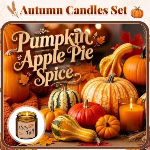 MTLEE 12 Pcs Fall Scented Candles for Home Candle Gifts for Women Men - Image 5