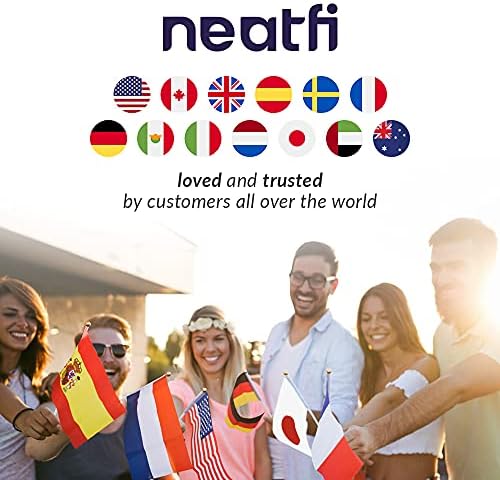 Neatfi LED Magnifying Lamp 1,200 Lumens with Clamp – 5” 5-Diopter Glass Lens, Dimmable Task Light | Adjustable Arm | Reading, Sewing & Crafting (Black, 5-Diopter) - Image 4