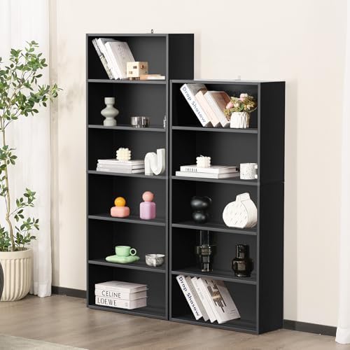 Sweetcrispy Tall Bookshelf, Book Shelf, Storage Organizer - Image 2