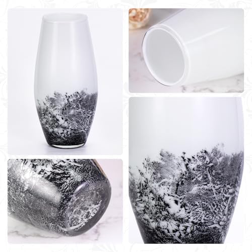 KAMMAK Glass Vase,Colored Hand Blown Decorative Vase - Image 4