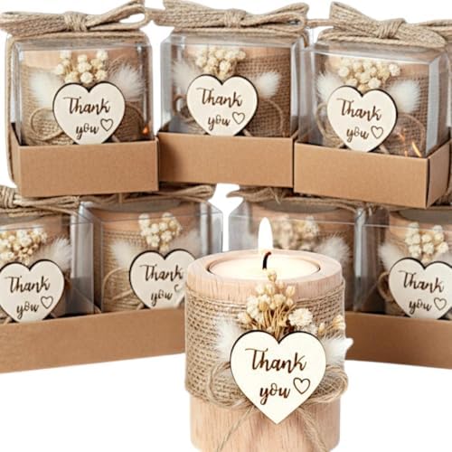 20 Candle Holders - Wedding & Adult Party Favors for Guests Return Gifts - Image 2