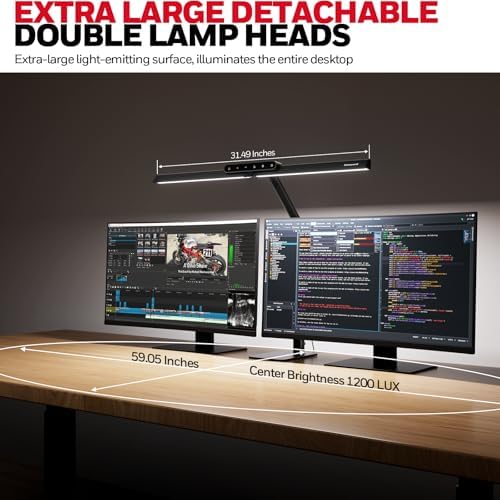 Honeywell HJ1BK Eye-Caring 1200LM LED Architect Desk Lamp for Home Office - Image 4
