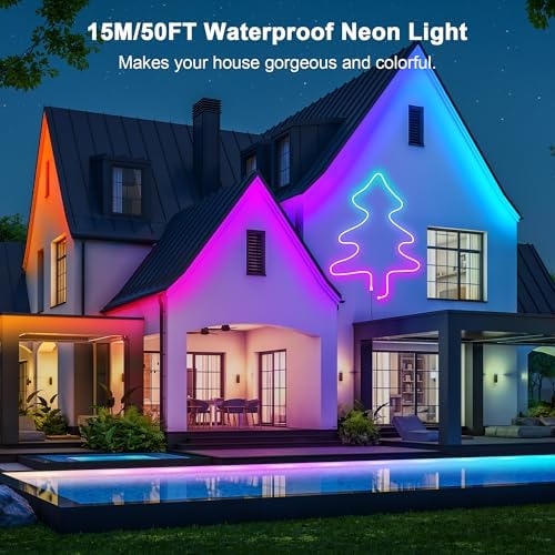 Cozylady RGB Neon Light LED Rope Light (50 ft) - Image 3
