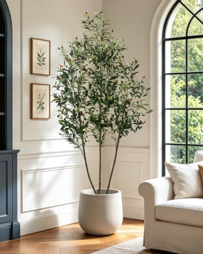 Artificial Olive Tree 7FT with Planter&Cotton Basket - Image 7