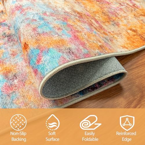 9x12 Area Rugs for Living Room Washable Bedroom Dining Room Colorful - Image 4