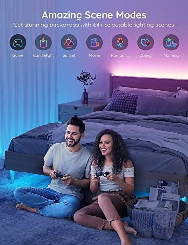 Govee Smart RGB LED Strip Lights 16.4ft, Work with Alexa, Google Assistant - Image 6
