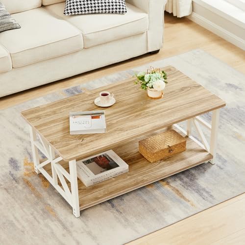 GreenForest 39 inch Coffee Table with Round Corner - Image 2