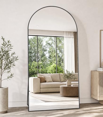 Koonmi 67x30 Arched Full Length Mirror, Floor Mirror with Stand by KOONMI