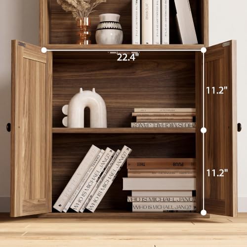 IRONCK Industrial Bookshelves and Bookcases with Doors and Shelves - Image 5