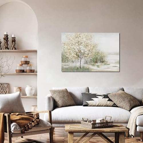 Canvas Wall Art Decor Large Wall Art Pictures for Living Room Canvas Art Wall Decor Landscape Natural Wall Art Decor Artwork for Walls Vintage Tree Wall Art Prints 32" X 48" for Bedroom Office Kitchen - Image 6