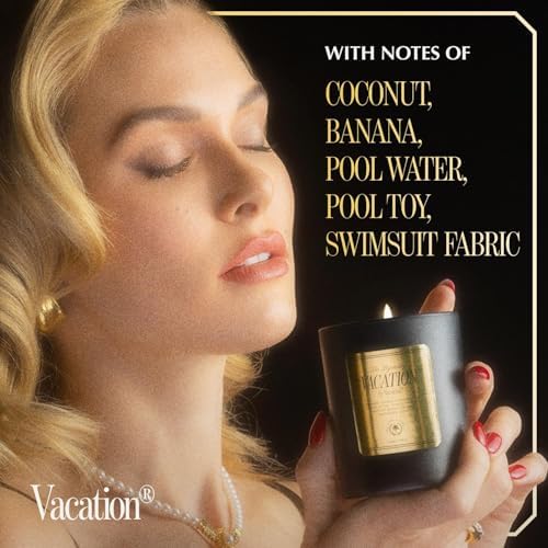 Vacation Coconut Vanilla Scented Soy Candle, 6 Ounces - Image 4