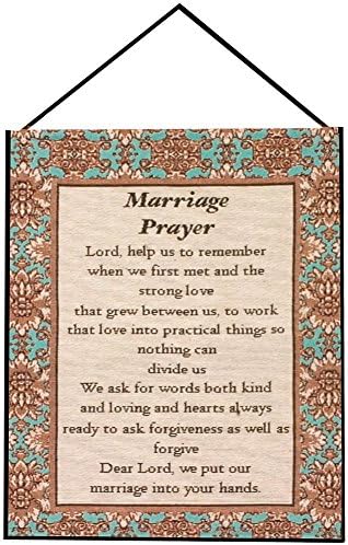 Manual Inspirational Collection Wall Hanging with Frame, Marriage Prayer, 13 X 18-Inch by Manual+Woodworker