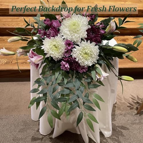 36Pcs Italian Ruscus Greenery Stems Artificial Silk Greenery Leaves for DIY Wedding Arch Bouquet Filler Table Centerpieces Home Indoor Decor - Image 4