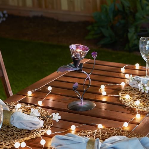Gifts & Decor Lilac Lily Pad Tealight Candleholder Centerpiece Stand - Image 6