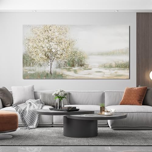 Canvas Wall Art Decor Oversized Green Wall Art for Living Room Natural Landscape Wall Art Decor Canvas Art Wall Decorations Large Wall Art Prints For Walls Home Office Wall Decor 35"X70" - Image 4