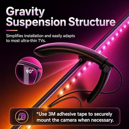 AOC TV LED Backlight, TV-Sync Lights for 75-85 Inch TVs, 18 ft - Image 5