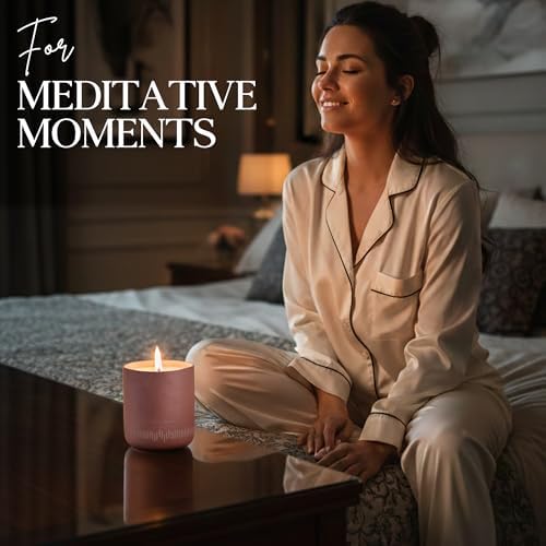 CAFTARI Luxury Aromatherapy Candle | Oudh & Cedarwood Scented | 60 Hour Burn | Clean Coconut Soy Wax | Vegan, Gift-Ready Candle for Sleep & Home Spa Feel | Scent of Nirvana - Image 4