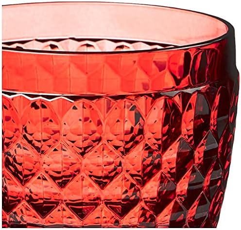 Villeroy & Boch Boston Old-Fashioned Glasses Set of 4, Red - Image 4
