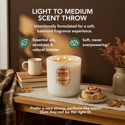Cinnamon Roll Beeswax Candle, Cinnamon Leaf & Coffee Extract, 90+ Hr Burn - Image 5