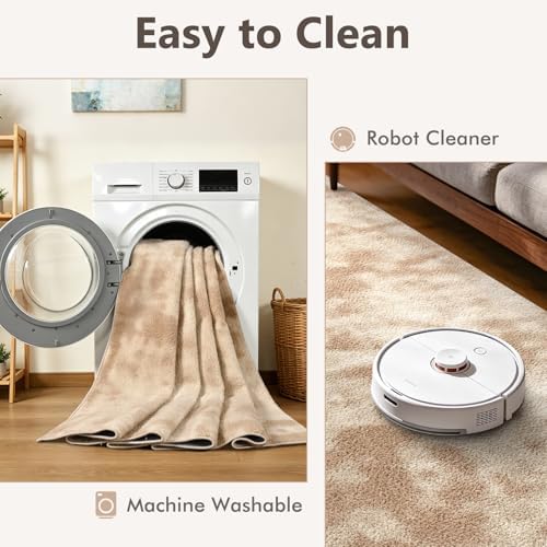 2x6 Tie-dye Beige Runner Rug Washable Non-Slip for Kitchen Hallway Bathroom - Image 6