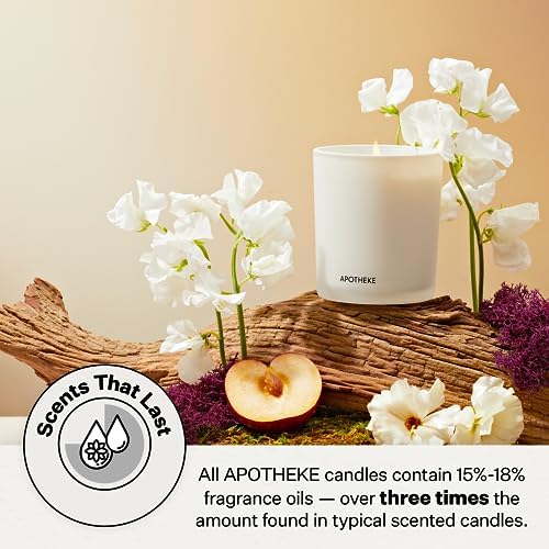 Apotheke Signature Scented Candles for Home, White Vetiver - 10.5 Oz - Image 4