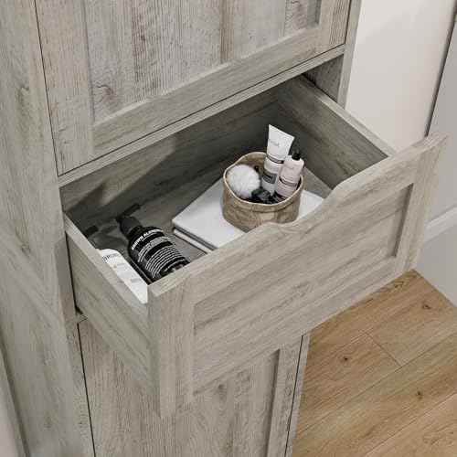 Iwell 66.9" Tall Bathroom Storage Cabinet with 2 Doors & 1 Drawer - Image 7