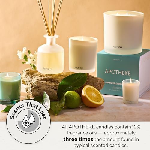 Apotheke Signature Scented Candles for Home, Verdant Garden - 10.5 Oz - Image 4