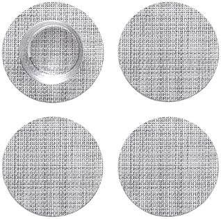 Chilewich Mini Basketweave Coasters Set of 4 by Chilewich